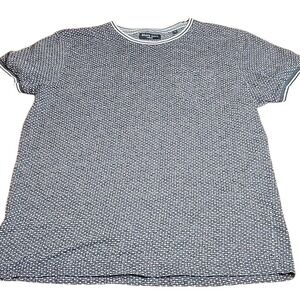 Brave Soul Black and White Patterned Men's Shirt